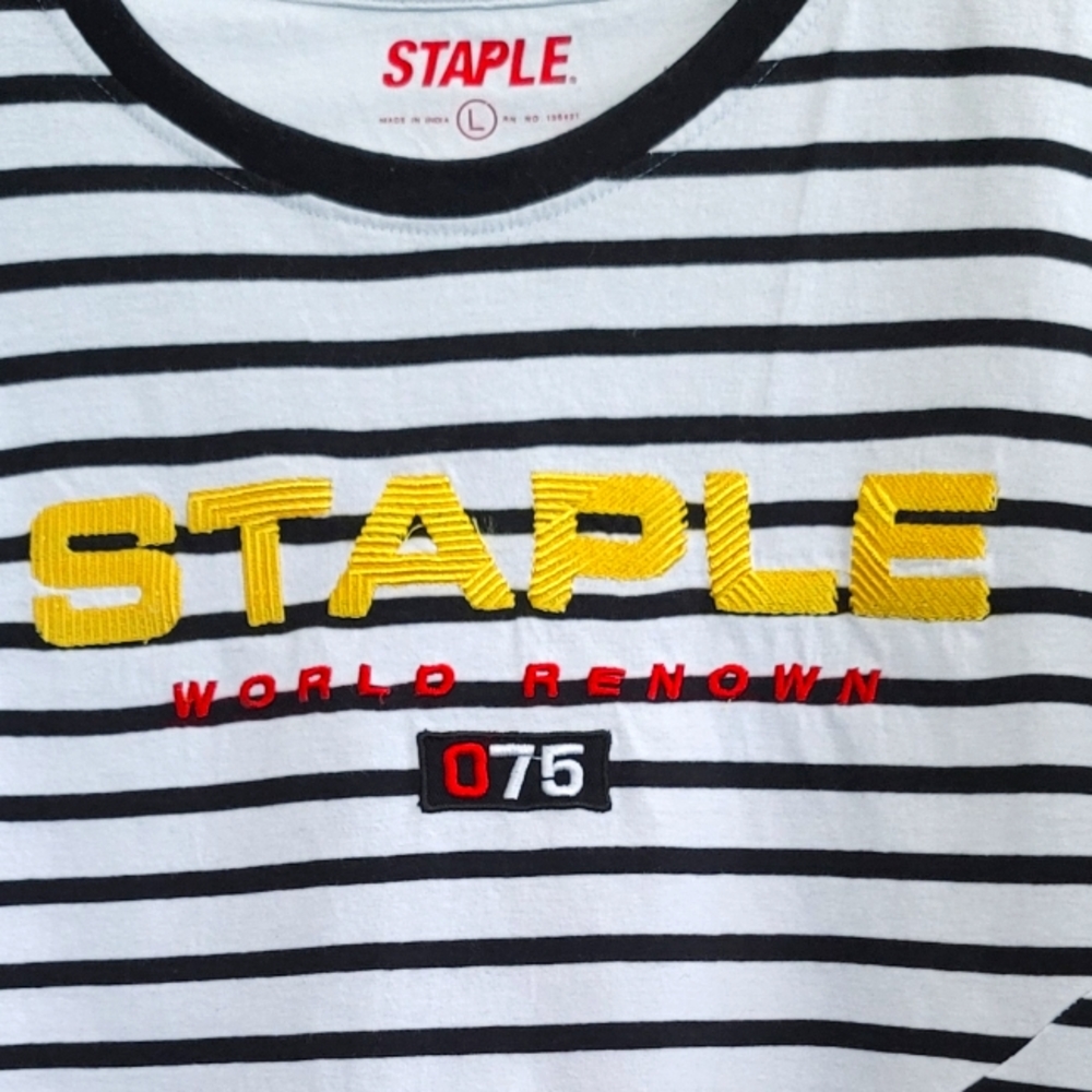 Off Stripe STAPLE tee